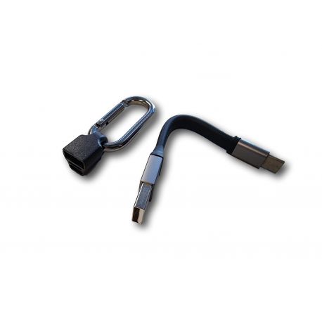 Porte-clef - chargeur avec câble USB vers USB-C