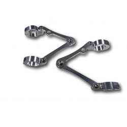 Supports de phare CNC Lighty fourche 30mm • Motorkit