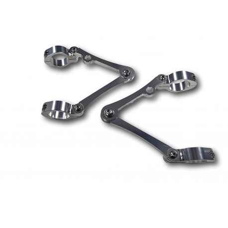 Lighty CNC headlight mounts for 30mm forks