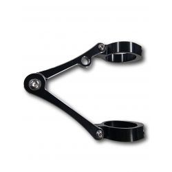 Supports de phare CNC Lighty tube de fourche 45mm • Motorkit