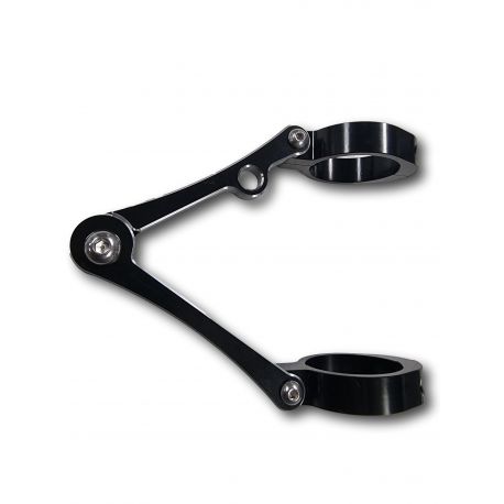 Lighty CNC headlight mounts for 45mm forks