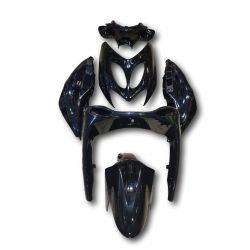 Plaatwerk - Kappen MBK Nitro - Yamaha Aerox origineel type - zwart - 6 stuks - voor 2013 • Motorkit