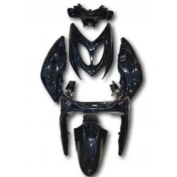 Plaatwerk - Kappen MBK Nitro - Yamaha Aerox origineel type - zwart - 6 stuks - voor 2013 • Motorkit