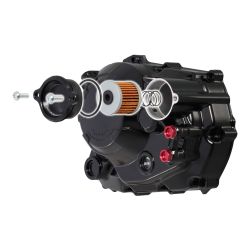 Cache - couvercle d'embrayage Kitaco pour Honda MSX JC92 - Monkey JB03 - Noir   • Motorkit