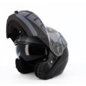 Casque Trendy modulable ZunisT-704 noir-gris mat  | Motorkit