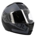 Casque Trendy modulable Zunis  T-704 noir-gris mat  | Motorkit