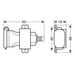 Lampa 3A waterdichte USB oplader 12v-24v 5V smartphone uitgang • Motorkit