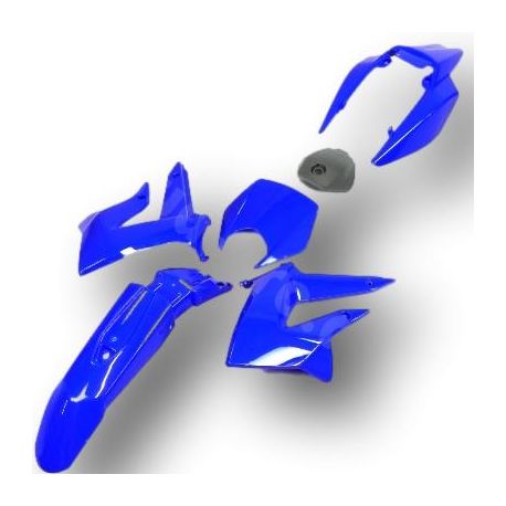 Carrosserie Derbi DRD 2011 et après bleu