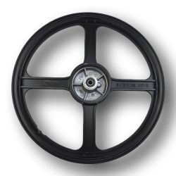 Jeu de jantes à batons Piaggio Ciao Bravo Si - noires - 16" • Motorkit