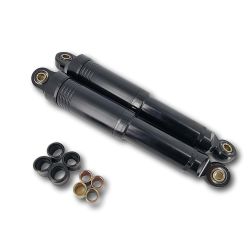 Amortisseurs Kepspeed CNC 330mm FAT-type noir Dax - Monkey • Motorkit