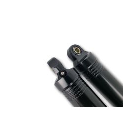 Kepspeed 285mm FAT-type zwart CNC Schokbrekers voor Dax - Monkey • Motorkit