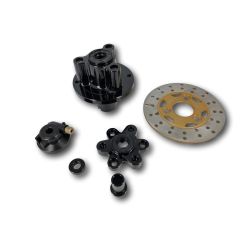 Fourche inversée Kepspeed avec frein à disque pour Honda Monkey -  8 x 4.0 pouces noire