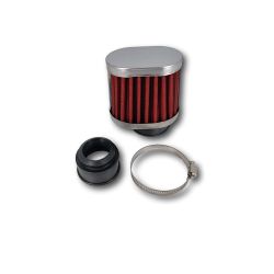 Filtre à air Oblong déporté 45mm • Motorkit