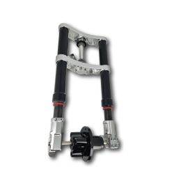 Fourche inversée Kepspeed avec frein à disque pour Honda Monkey -  8 x 4.0 pouces noire • Motorkit
