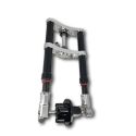 Fourche inversée Kepspeed avec frein à disque pour Honda Monkey -  8 x 4.0 pouces noire | Motorkit