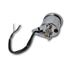 Snelheidsmeter met toerenteller - chrome behuizing - blauwe LED voor Dax, Monkey en skyteam