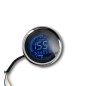 Snelheidsmeter met toerenteller - chrome behuizing - blauwe LED voor Dax, Monkey en skyteam