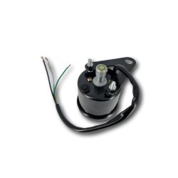 Speedometer with rev counter - black case - blue LED for Dax, Monkey and skyteam