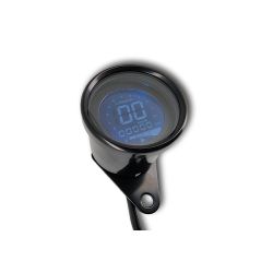Snelheidsmeter met toerenteller - zwarte behuizing - blauwe LED voor Dax, Monkey en skyteam • Motorkit