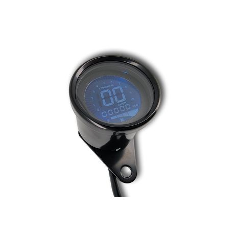Compteur de vitesse avec compte-tours - boîtier noir - LED bleue pour Dax, Monkey et skyteam