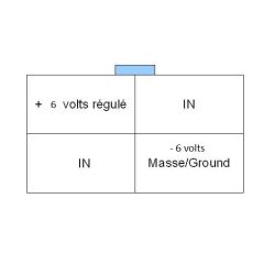 Régulateur redresseur 6v 4 pins • Motorkit