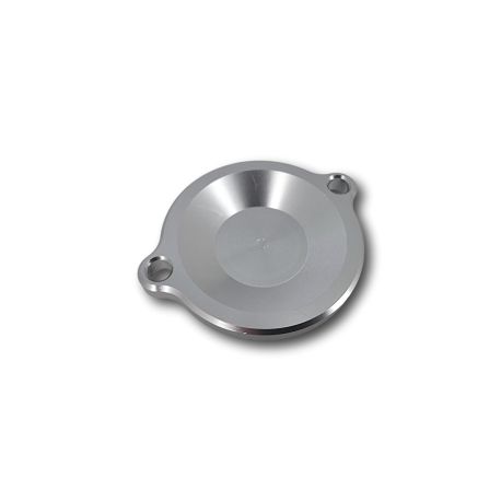 Cnc oil filter cover Daytona DTE 150 silver