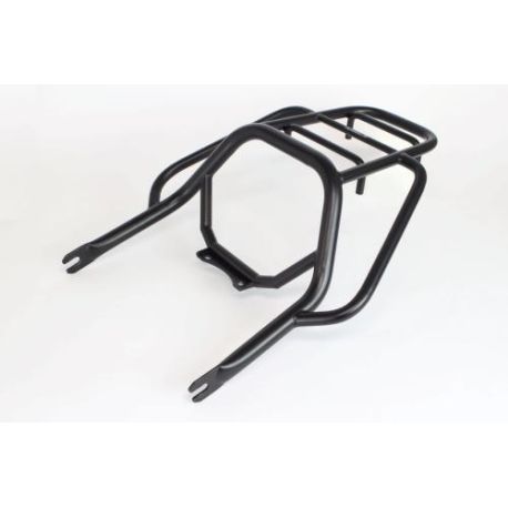 Zwarte achterdrager Honda Dax ST125 JB04. Door Takegawa