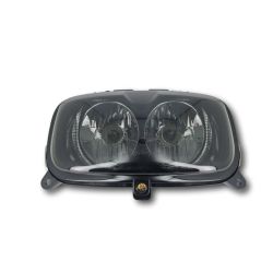 Optique - Phare avant Black line Type origine MBK Booster - Yamaha Bw's à partir de 2004 • Motorkit