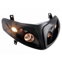 Optique / phare Speedfight 2 noire, 4 halogènes | Motorkit