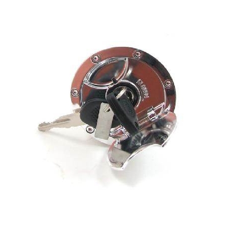 Bouchon de réservoir Nitro - Aerox à clefs, chromé
