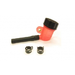 Godet réservoir de liquide de frein rouge • Motorkit