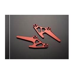 Support de béquille endurance anodisés rouge • Motorkit