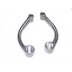 Pattes de fixation pour pot d'échappement Dax ST CT Monkey Cub et Skyteam Singa • Motorkit