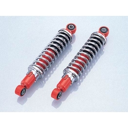 Amortisseur rouge/chrome Kitaco 265mm Monkey • Motorkit