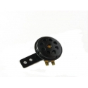 Klaxon 12 volts noir Universel | Motorkit