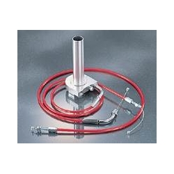 Poignée Gaz Alu double câble CNC Kitaco • Motorkit