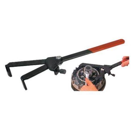 Outil bloque poulies et pignons universel