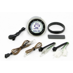 D-type LCD Speed Tachometer Takegawa 05-05-0039 • Motorkit
