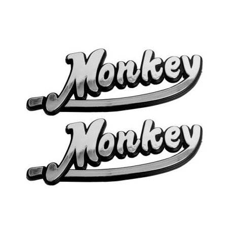 Stickers Monkey chromed