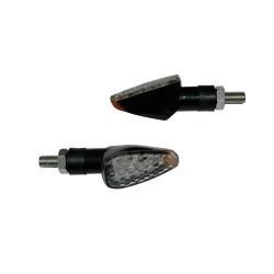 Clignotants Wind Victoria Bull Leds noir • Motorkit