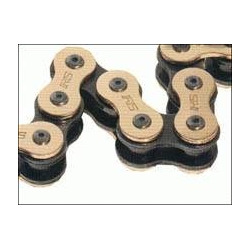 chaine Iris GSX 420 x 134L Dorée or • Motorkit