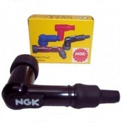 Bougie dop / Bougiekap NGK  5KOhms 90 graad • Motorkit