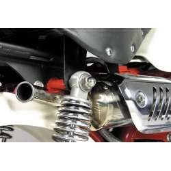 Shockabsorber capnuts set for Honda Dax  chrome by Takegawa • Motorkit